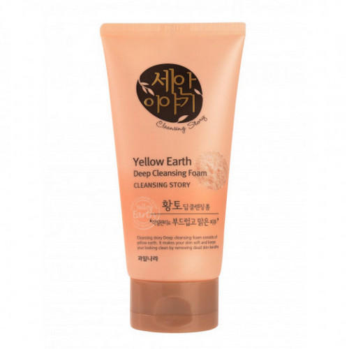 Велкос Пенка для умывания Cleansing Story Foam Cleansing Yellow Earth 150гр (Welcos, Cleansing Story) фото 0
