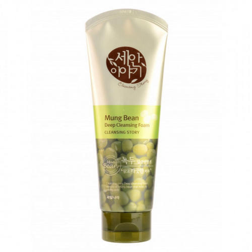 Велкос Пенка для умывания Cleansing Story Foam Cleansing Mung beans 150гр (Welcos, Cleansing Story) фото 0