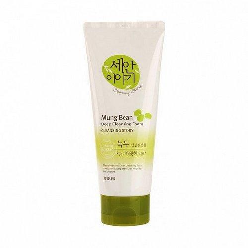 Велкос Пенка для умывания Cleansing Story Foam Cleansing Mung beans 120гр (Welcos, Cleansing Story) фото 0