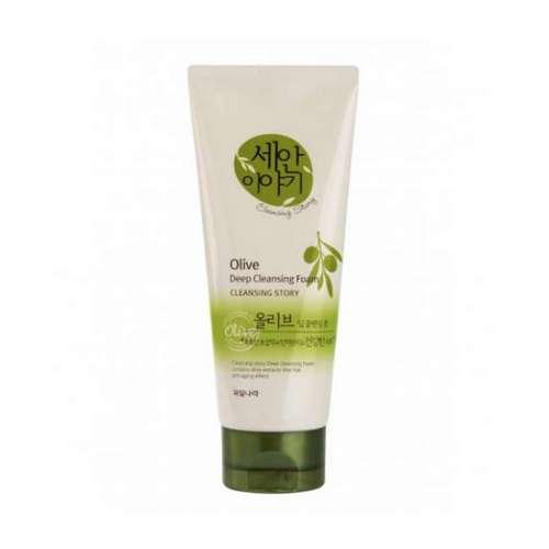 Велкос Пенка для умывания Cleansing Story Foam Cleansing Olive 120гр (Welcos, Cleansing Story) фото 0