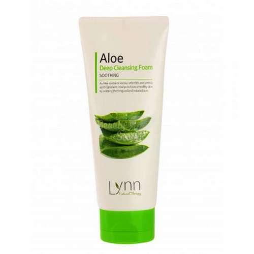 Велкос Пенка очищающая с алоэ Natural Therapy Lynn  Aloe Deep Cleansing Foam 120г (Welcos, Natural Therapy) фото 0