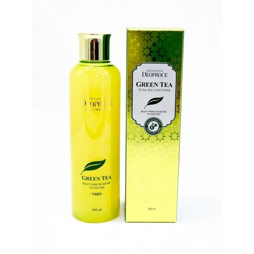 Деопрос Тонер на основе зеленого чая, 260 мл (Deoproce, GREEN TEA) фото 0