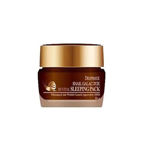 Деопрос Маска ночная с муцином улитки 50 г (Deoproce, Snail) фото 0