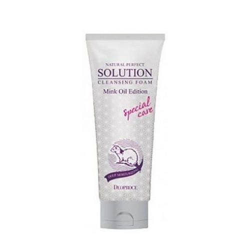 Деопрос Пенка для умывания с маслом норки 8в1 170 г (Deoproce, NATURAL PERFECT SOLUTION) фото 0
