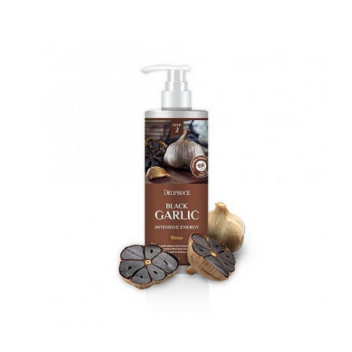 Деопрос Бальзам для волос чёрный чеснок 1000 мл (Deoproce, HAIR BLACK GARLIC) фото 0