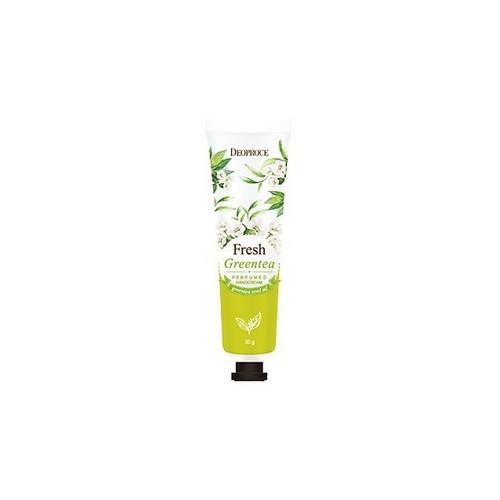 Деопрос Крем для рук парфюмированный GREENTEA 30г (Deoproce, HAND) фото 0