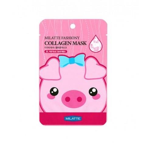 Милатте Маска тканевая с коллагеном, 21 г (Milatte, Mask sheet Milatte) фото 0