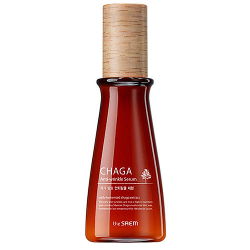 Зе Саем Сыворотка антивозрастная обогащенная экстрактом чаги Anti-wrinkle Serum, 65 мл (The Saem, Chaga) фото 0