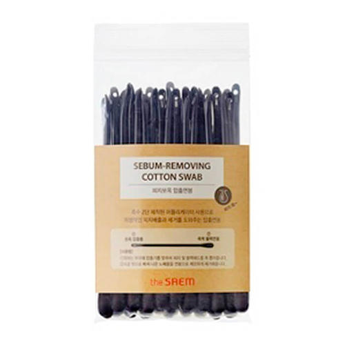 Зе Саем Ватные палочки набор для очистки пор Sebum-Removing Cotton Swab 2*20 шт (The Saem, Аксессуары) фото 0