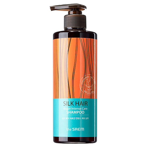 Шампунь для волос с арганой Argan Intense Care Shampoo, 380 г (The Saem, Silk Hair)
