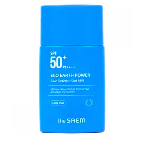 Зе Саем Солнцезащитное молочко Eco Earth Power Blue Defense Sun Milk, 40 мл (The Saem, Sun) фото 0