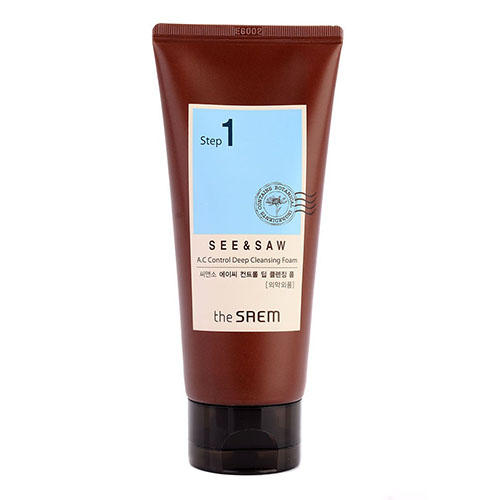 Зе Саем Пенка контроль чистоты и жирности See & Saw AC Control Deep Cleansing Foam, 120 мл (The Saem, A.C Control) фото 0