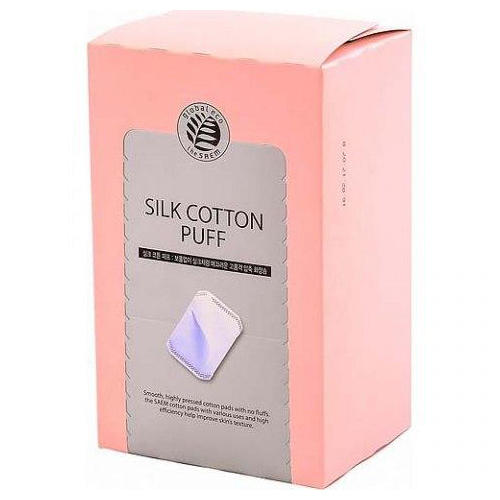 Спонжи косметические шелковые Silk Cotton puff, 90 шт (The Saem, Аксессуары)
