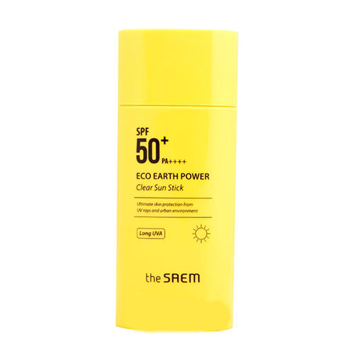 Зе Саем Стик солнцезащитный SPF50  Eco Earth Power Clear Sun Stick SPF50+ PA+++, 16 г (The Saem, Sun) фото 0