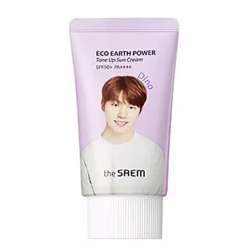 Зе Саем Крем солнцезащитный SPF 50 (Seventeen) Eco Earth Power Tone Up Sun Cream Dino, 50 г (The Saem, Sun) фото 0