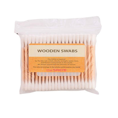 Зе Саем Ватные палочки Wooden Swab, 300 шт (The Saem, Аксессуары) фото 0