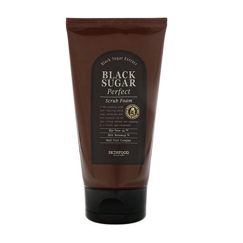 Скинфуд Пенка-скраб для умывания с экстрактом черного сахара Black Sugar Perfect Scrub Foam, 180 г (Skinfood, Для лица) фото 0
