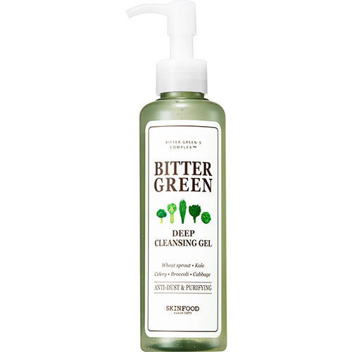 Скинфуд Гель для лица глубокоочищающий Bitter Green Deep Cleansing Gel, 200 мл (Skinfood, Для лица) фото 0