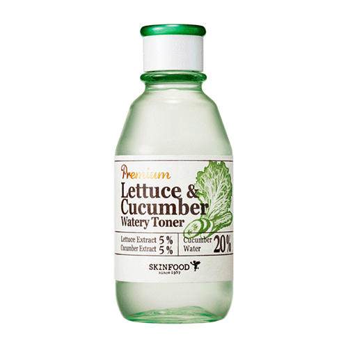 Скинфуд Тонер для лица успокаивающий Premium Lettuce & Cucumber Watery Toner, 180 мл (Skinfood, Для лица) фото 0