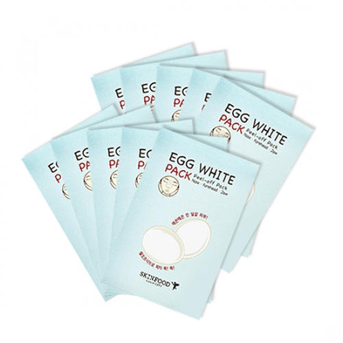 Скинфуд Очищающие полоски для носа Egg White Pack, 10 шт (Skinfood, Для лица) фото 0