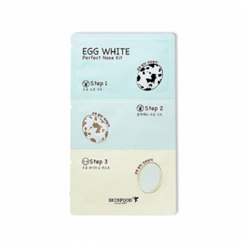 Скинфуд Полоски для носа Egg White Perfect Nose Pack, 3 мл (Skinfood, Для лица) фото 0