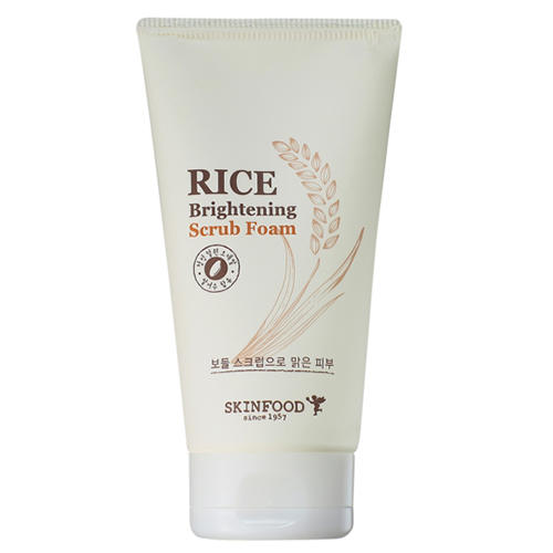 Скинфуд Пенка-скраб для умывания с экстрактом риса Rice Brightening Scrub Foam, 150 мл (Skinfood, Для лица) фото 0