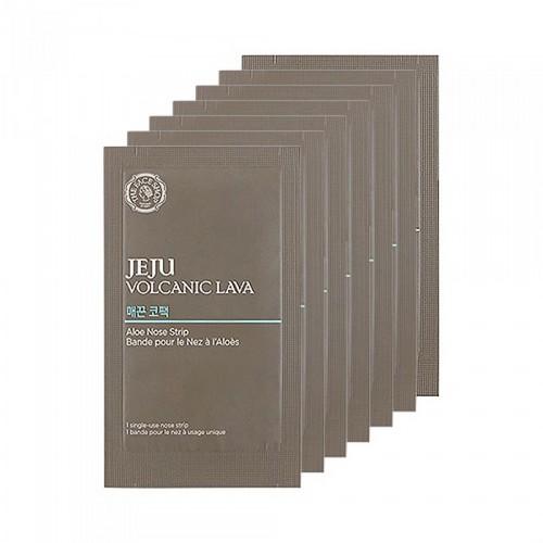 Зе Фейс Шоп Набор патчей от черных точек с экстрактом алоэ Jeju Volcanic Lava Aloe Nose Strips 1 шт (The Face Shop, Jeju) фото 0