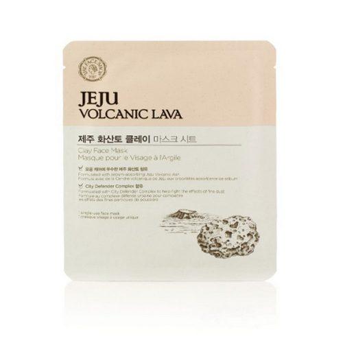 Зе Фейс Шоп Маска тканевая для лица с вулканической лавой Jeju Volcanic Lava Clay Face Mask 23гр (The Face Shop, Jeju) фото 0