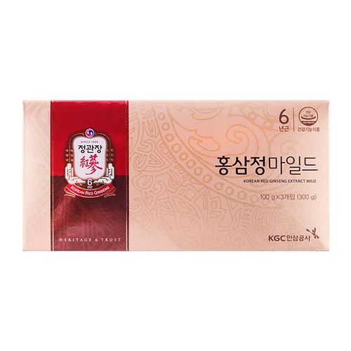Чон Кван Чжан Набор  сиропа с экстрактом корейского красного женьшеня, в том числе для приготовления напитков 100г * 3 бутылки (Cheong Kwan Jang, Женьшень) фото 0