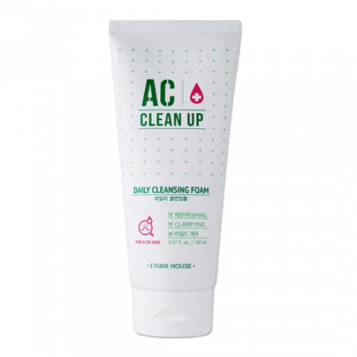 Этюд Хаус Пенка для умывания Ac Cleanup Daily Acne Cleansing Foam, 150 мл (Etude House, Ac Clean Up) фото 0
