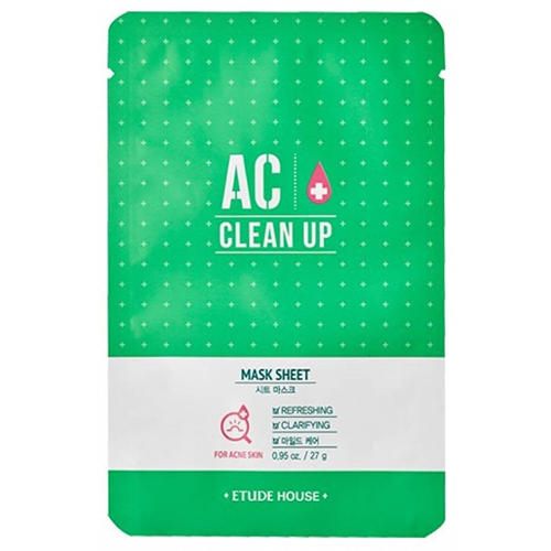 Этюд Хаус Маска тканевая для проблемной кожи AC Clean Up Mask Sheet, 27 г (Etude House, Ac Clean Up) фото 0