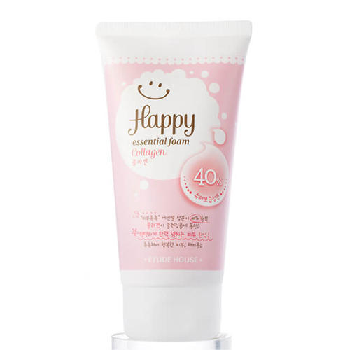 Этюд Хаус Пенка для умывания с коллагеном Happy Essential Cleansing Foam Collagen, 150 мл (Etude House, Happy Essential) фото 0