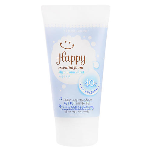 Этюд Хаус Пенка для умывания с гиалуроновой кислотой Happy Essential Cleansing Foam Hyaluronic Acid, 150 мл (Etude House, Happy Essential) фото 0