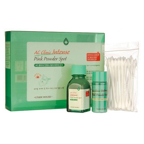 Этюд Хаус Набор для проблемной кожи AC Clinic Intense Pink Powder Spot Set, 20 мл/15 мл (Etude House, AC Clinic) фото 0
