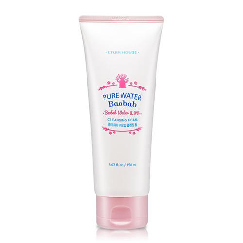 Этюд Хаус Пенка для умывания с экстрактом баобаба Pure Water Baobab Cleansing Foam, 150 мл (Etude House, Baobab) фото 0
