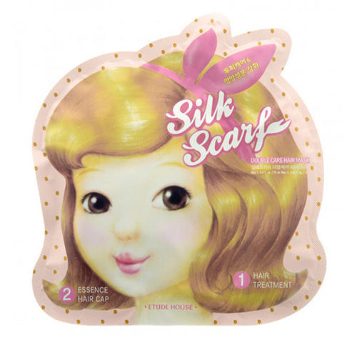 Этюд Хаус Маска для волос восстанавливающая Double Care Hair Mask, 15 мл/5 мл (Etude House, Silk Scarf) фото 0
