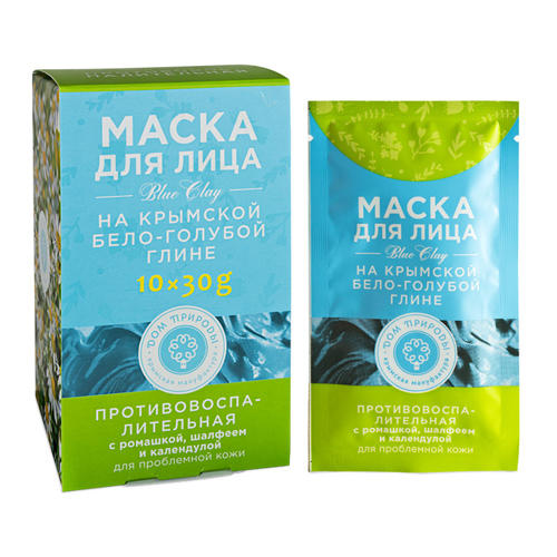  Маска на основе крымской бело-голубой глины 