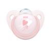 Нук Пустышка ортодонтическая Baby Rose силикон размер 1, шарик+ контейнер (Nuk, Соски-пустышки и аксессуары) фото 1