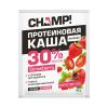 Леовит Каша "Champ" протеиновая льняная Клубничная с коэнзимом Q10, 40 г (Леовит, Champ) фото 1