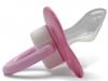  Соска-пустышка анатомическая силиконовая 0-6 месяцев "Вера" цвет розовый (Мама Тама, Соски-пустышки) фото 1