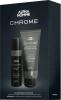Эстель Набор парфюмерные компаньоны Chrome: шампунь-гель 200 мл + дезодорант-спрей 100 мл (Estel, Alpha homme) фото 1