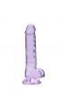 Шотс Фаллоимитатор 18 см Realistic Dildo With Balls, фиолетовый (Shots, ) фото 2