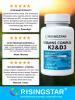 Рисингстар Комплекс витаминов K2 & D3 "Двойной эффект" 330 мг, 60 капсул (Risingstar, ) фото 8