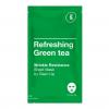  Освежающая тканевая маска с экстрактом зеленого чая, 21 г (GLAM UP, ) фото 1