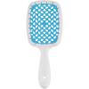 Щетка Superbrush с закругленными зубчиками бело-голубая, 20,3 х 8,5 х 3,1 см