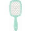 Щетка Superbrush с закругленными зубчиками мятно-белая, 20,3 х 8,5 х 3,1 см