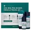 Сам Бай Ми Набор миниатюр 30 Days Miracle Travel Kit для проблемной кожи лица, 3 средства (Some By Mi, AHA-BHA-PHA 30 Days Miracle) фото 1