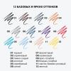  Гелевый автоматический карандаш для глаз Spectrum, тон 01: черный, 0,28 г (INFLUENCE beauty, Глаза) фото 6