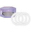 Инвизибабл Резинка-браслет для всех типов волос Premium Crystal Clear, 3 шт (Invisibobble, Slim) фото 1