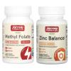 Набор: метилфолат 60 капсул х 400 мкг + цинк баланс 100 капсул